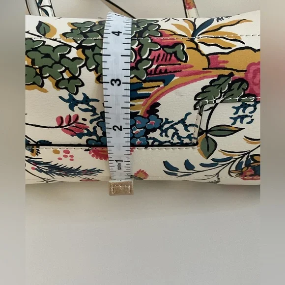 NWT Tory Burch Parker Floral Leather Tote - Picture 10 of 12